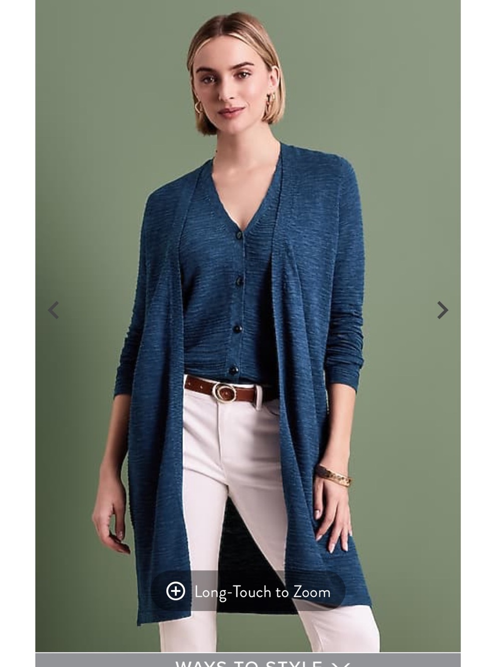 JJill Ottoman Sweater Tank & Cardigan Set NWT